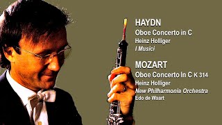 HAYDN amp MOZART  Oboe Concerti  Heinz Holliger I Musici New Philharmonia Orchestra [upl. by Queston536]