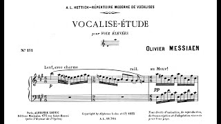 Messiaen Olivier 1935 Vocaliseétude pour voix élevées — Ingrid KappelleHåkon Austbø [upl. by Dusty988]