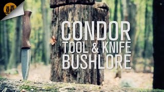 Condor Tool amp Knife Bushlore • Bushcraft Knife Field Review [upl. by Ocsic216]