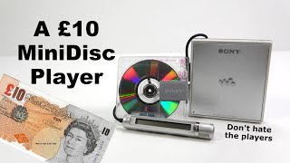 A MiniDisc Player for £10  Will it work What’s the catch [upl. by Marci825]