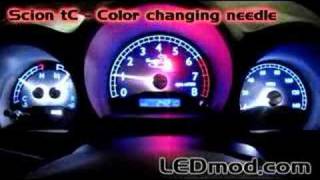 LEDmodcom Scion tC  Color changing needle [upl. by Oeak]