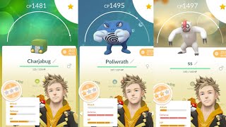 Great League Remix Charjabug Poliwrath Vigoroth is SUPERB in Pokemon Go [upl. by Holna]