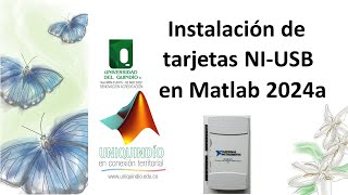 Instalación de tarjetas NIUSB en matlab 2024a [upl. by Nunciata482]