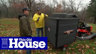 Tools to Clear Away Fall Leaves  This Old House [upl. by Ojillib]