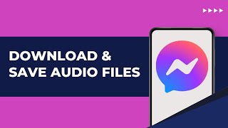 How To Download Or Save Audio Files From Facebook Messenger On Android amp Ios 2024  Just In One Sec [upl. by Argyle190]