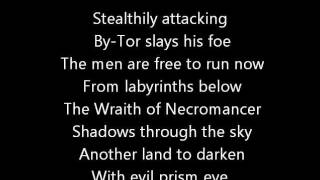 RushThe Necromancer Lyrics [upl. by Seema]