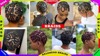 Viral Trending Braided BaldHead Hairstyles Compilation for 2024 🔥 [upl. by Sherris]