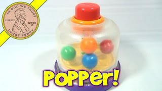 Playskool Push Down Spinning Ball Popper Baby Toy No 5141 1996 [upl. by Anikehs438]