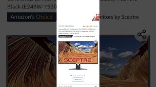 Sceptre 24inch Professional Thin 1080p LED Monitor 99 sRGB 2x HDMI VGA Buildin Speakers [upl. by Fadiman86]