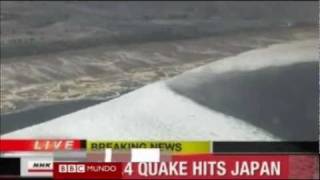 Impactante tsunami y remolino desatado por terremoto de 89° en Japón 110311 [upl. by Enileve]