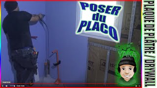 1015 ⏩ ASTUCES amp TECHNIQUES PLAQUAGE PLACO® GLASROC® H OCEAN pour douche Italienne  DRYWALL [upl. by Eiluj634]