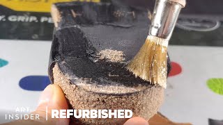 How Birkenstock Sandals Are Professionally Restored  Refurbished [upl. by Hebrew]