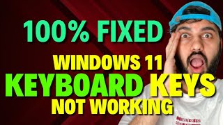 Fix Windows 11 Keyboard Keys not Working [upl. by Kendrah]