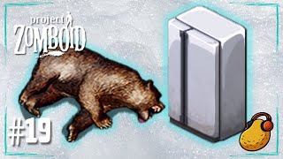 Putting A Bear In The Freezer  Lets Play Modded Project Zomboid Cherbourg  Ep19  Build 4156 [upl. by Naomi]