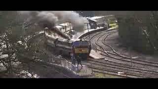 D1015 departs Bodmin with much clag amp thrash [upl. by Lessard]