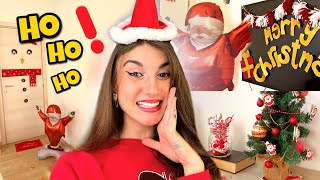 Trasformo la CAMERA a tema NATALE❤️😍Christmas Room❄️ [upl. by Ynneb]