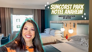 SUNCOAST PARK HOTEL ANAHEIM ROOM TOUR  AFFORDABLE DISNEYLAND PARKS HOTELS  CLOSE TO DISNEYLAND [upl. by Ahseuqram]