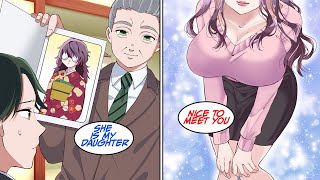 Manga Dub I had a blind date with a client’s presidents daughter A meaty beauty appeared RomCom [upl. by Arriet]