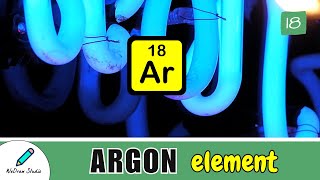 Argon Element ✨  Periodic Table  Facts Properties Uses amp More [upl. by Doownil]