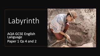 gcse English Language Paper 1 Q4 and 2 Labyrinth with Model Answers [upl. by Hbahsur572]