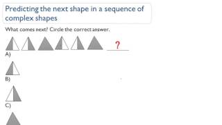 Predicting the next shape in a sequence of complex shapes [upl. by Husein201]