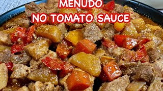 BEST PORK MENUDO WITHOUT TOMATO SAUCE  A Flavorful Twist  So quick and easy to make [upl. by Esinrahs]