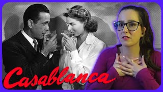 CASABLANCA First Time Watching MOVIE REACTION [upl. by Elleinwad]