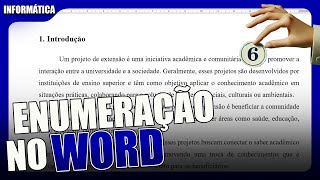 Como inserir número de páginas a partir da INTRODUÇÃO  TCC [upl. by Nadaba]