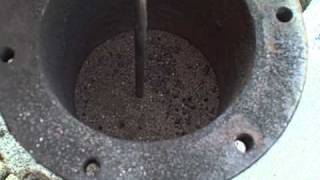 Fluidized bed gasifier with diffuser  fluizided sand part 1 [upl. by Anewor]