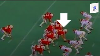 Dave Rimington 2x All American Nebraska Game Highlight vs OU 1982Rimington Trophy Named for Him [upl. by Murrah776]