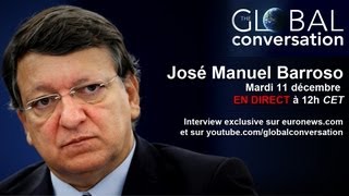 Global conversation  José Manuel Barroso face à des étudiants Erasmus [upl. by Serra]