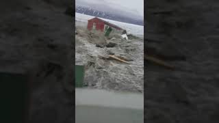 Greenland Tsunami  Wave Impact  Shorts [upl. by Eimaral245]