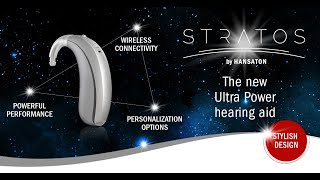 Hansaton Stratos Beat Ultra Power Hearing Aid [upl. by Moffit902]