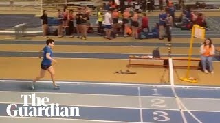 Ninetyyearold runner sets new 200m world record [upl. by Rempe]