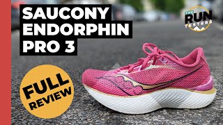 Saucony Endorphin Pro 3 Multitester Review The most exciting carbon plate shoe of the year [upl. by Justinian306]