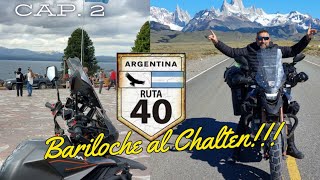 RUTA 40 de BARILOCHE al CHALTEN en moto RVM TEKKEN 250 [upl. by Willow153]