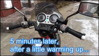 Honda CB450S Cold Start and exhaust sound [upl. by Parnell]