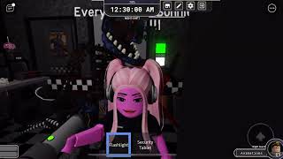 😭Pov Your a night guard 🔥Roblox Achieved Nights A FNAF Roleplay 🐻🐰🐤🦊fnafvideos fangames [upl. by Kaete]