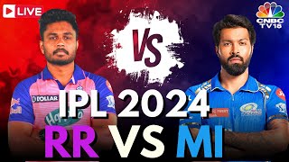 IPL 2024 LIVE RR vs MI IPL Live Match  Mumbai Indians Vs Rajasthan Royals LIVE Match Score  N18L [upl. by Undine]