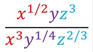 Expresiones algebraicas con exponentes fraccionarios  Ejemplo 2 [upl. by Maddy]