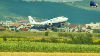 Decolare Avion Boeing 737530 PlaneZbor 0B3078 OradeaOtopeniTakeOff from Oradea  19 July 2017 [upl. by Irish]