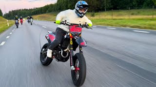 INSANE SHREDDING IN STOCKHOLM Supermoto BikeLife [upl. by Eiznikam]