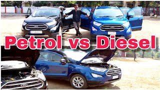 Ford Eco Sport petrol vs Diesel  Moris Creation [upl. by Haziza]