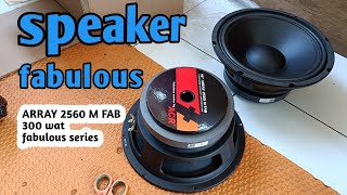 speaker ACR  2560 M FAB  fabulous series [upl. by Arihsan]