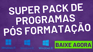 PACK DE PROGRAMAS PARA PC BAIXE AGORA WINDOWS 11108 [upl. by Halbeib]