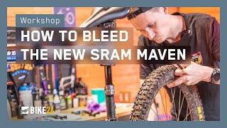 SRAM Maven MTB Bremsen entlüften – Workshop Tutorial [upl. by Hammond]