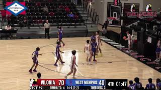 5A State Tournament First Round  Basketball  Vilonia vs West Memphis  22824 [upl. by Frank]