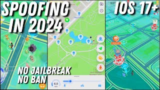 Using iAnyGo To Spoof In Pokemon Go Without Getting Banned No Jailbreak Works With iOS 17 [upl. by Nivak]