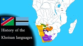 History of the Khoisan languages Timeline [upl. by Oivaf]