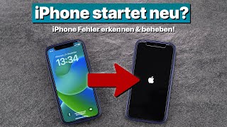 iPhone startet immer wieder von alleine neu iPhone Fehler erkennen amp beheben [upl. by Rosane]